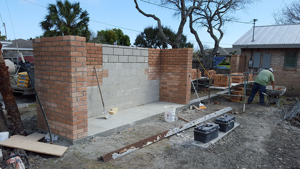 Oven builds and outdoor kitchens.