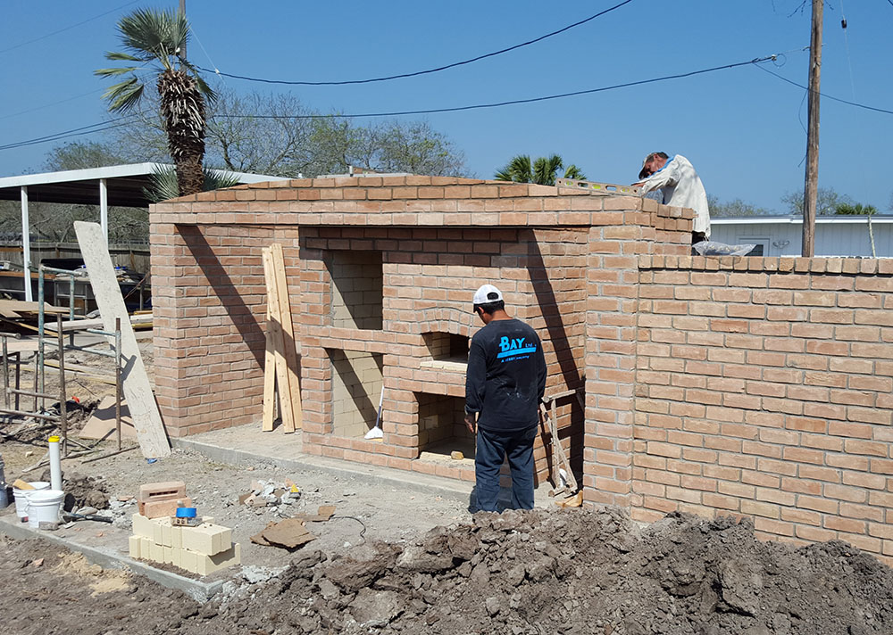 Outdoor kitchens by Coastal Masonry.