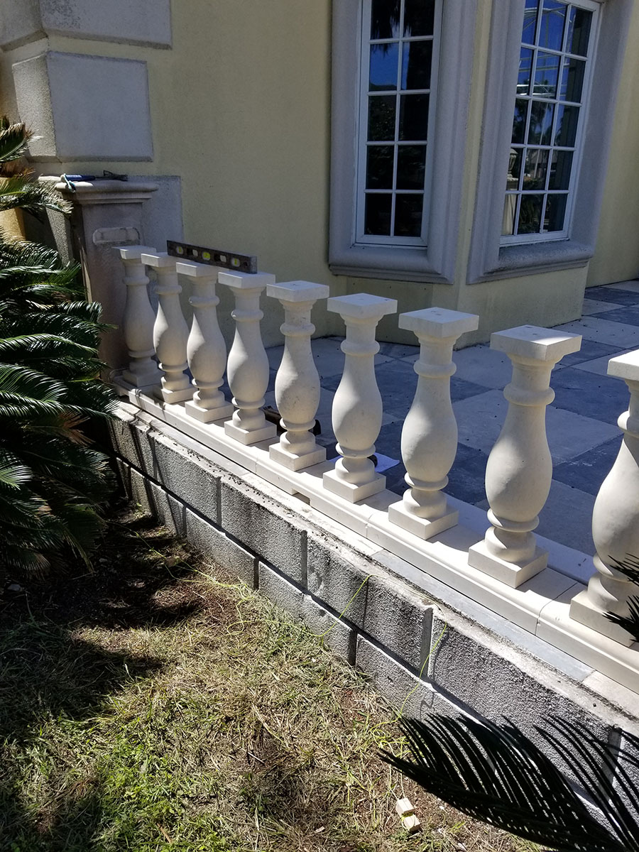 Elegant balcony. 