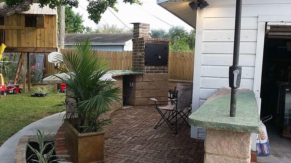 Open outdoor kitchens.