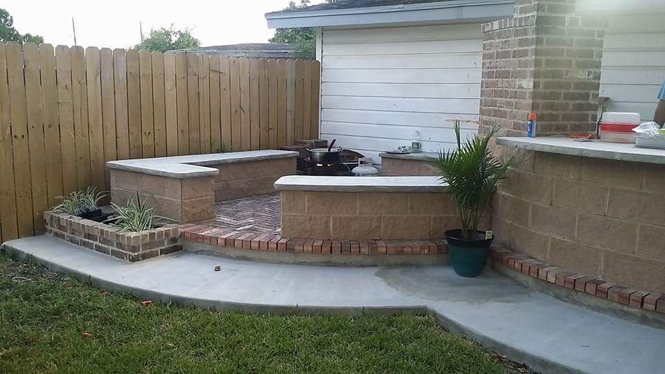 Greenery for outdoor kitchens.