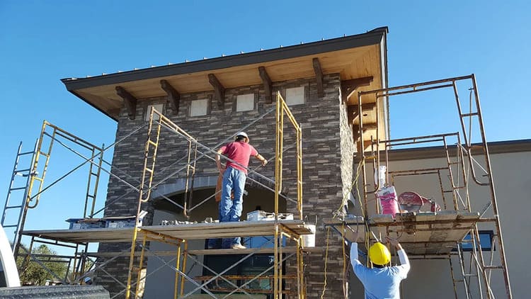 commercial masonry work 