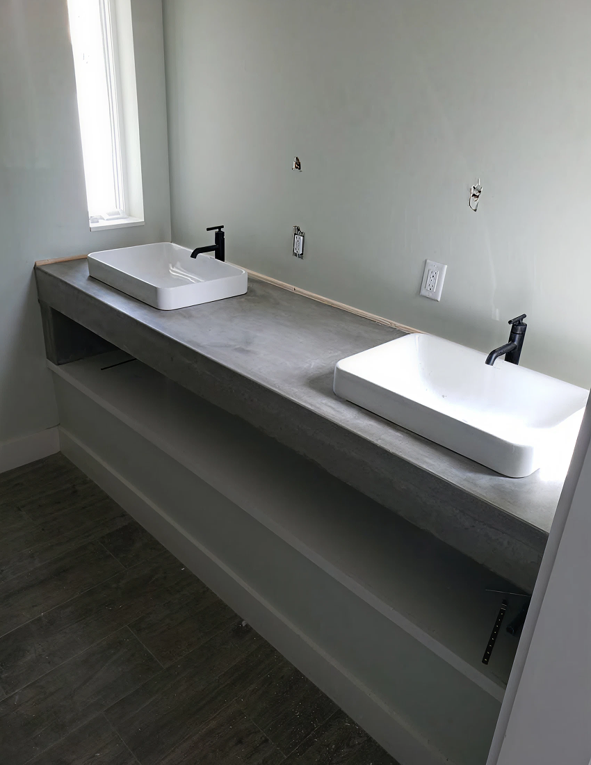 bathroom masonry work