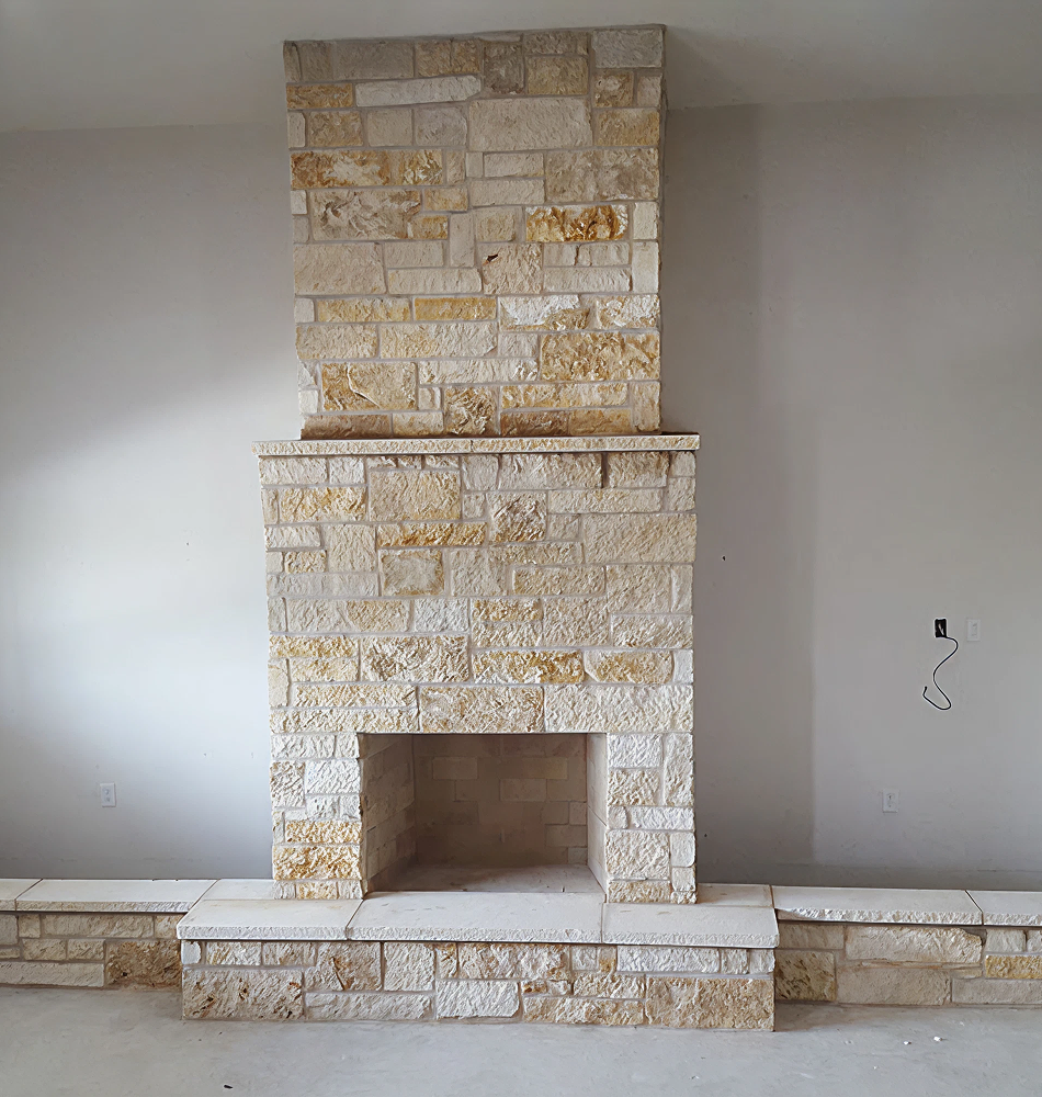 indoor fireplace masonry work 